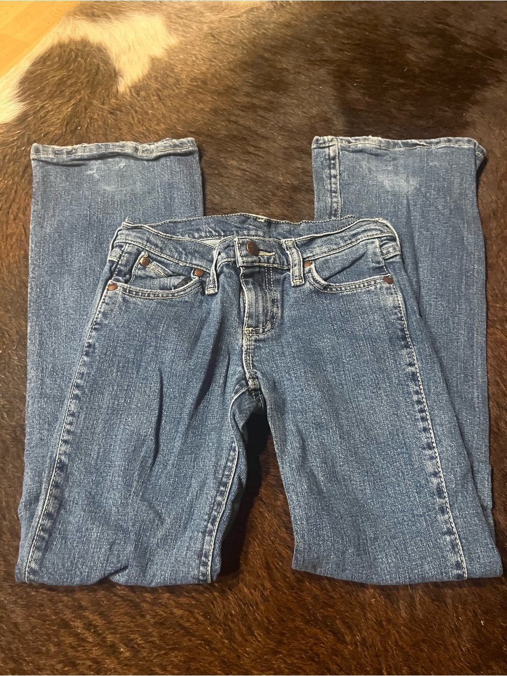Wrangler Kids Blue Straight-Leg Jeans